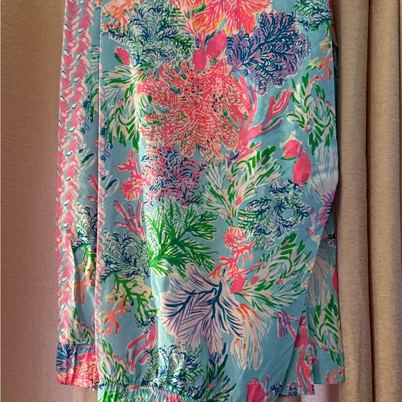 Lilly Pulitzer XL NWT Bal Harbor Palazzo Pants Celestial Blue - Picture 3 of 3
